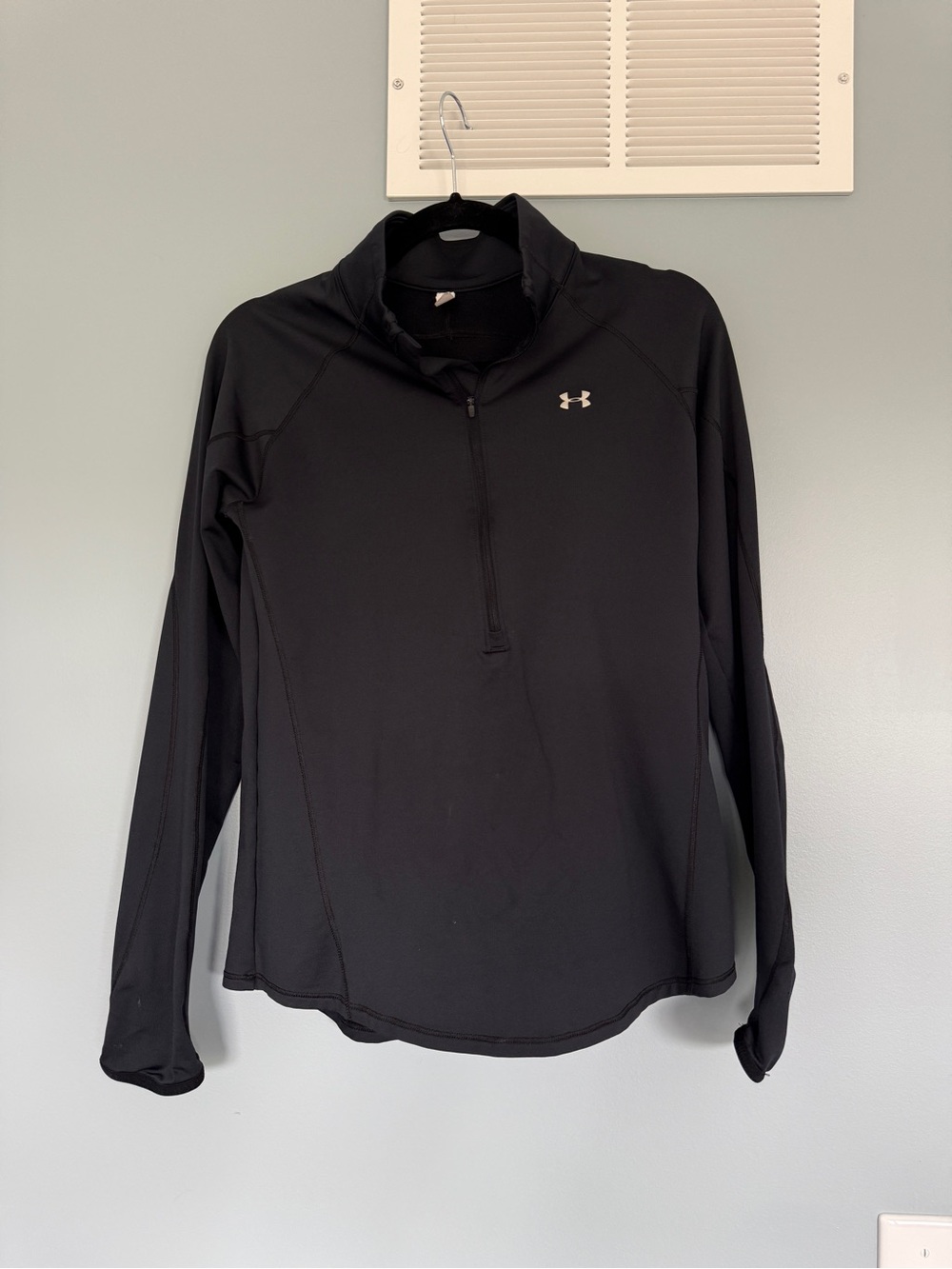 Under Armour Black Half‑Zip Athletic Top